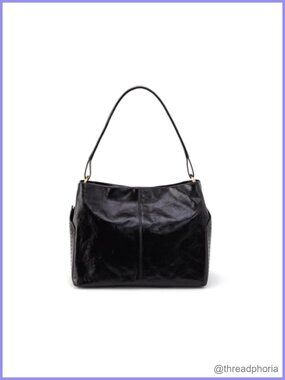 Leather Shoulder Bag with Single Strap & Spacious Interior